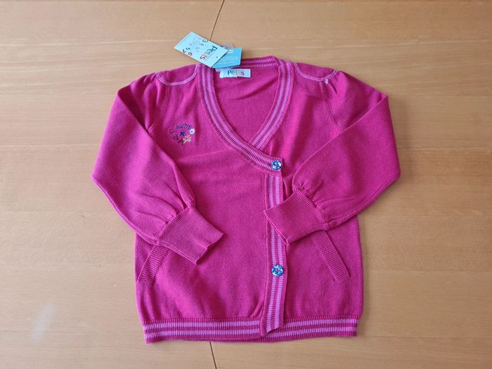 Robe en excellent état et gilet (neuf avec étiquette) La Compagnie des Petits en 5 ans - photo numéro 4