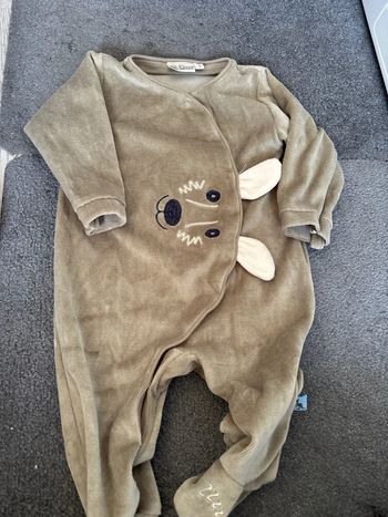 Pyjama kaki  thème kangourou