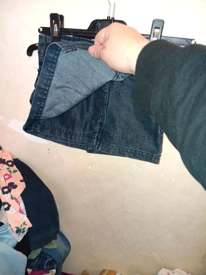 Jupe short en jean 2 ans in extenso - photo numéro 2