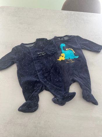 2 pyjama kiabi marine