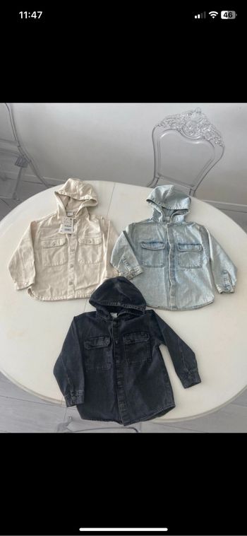 Lot de 3 vestes en jean ZARA
