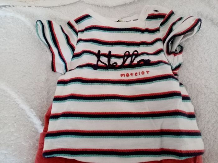 Ensemble t-shirt combishort