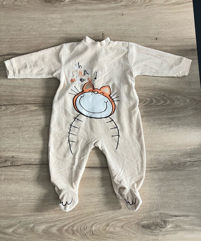 Pyjama velours 6 mois 🐱