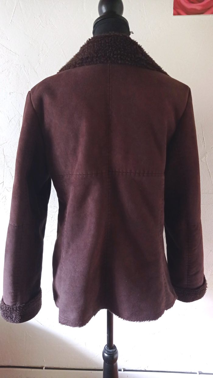 🌸Manteau imitation peau retournée, Antonelle, taille 42 - photo numéro 6
