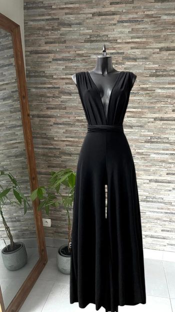 Combi unie noire dos nu made in France