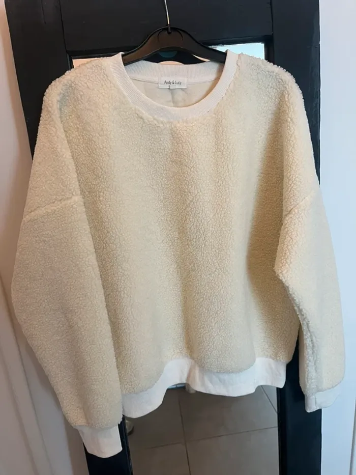 Pull neuf beige