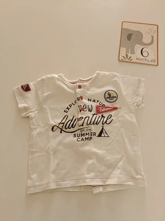 Ensemble t-shirt salopette 6 mois