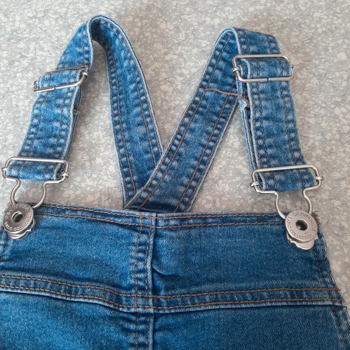 Robe salopette en jean 11-12ans (152cm) - photo numéro 2