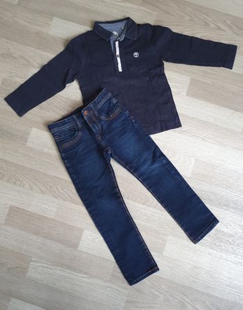 Ensemble Jean et polo garçon-taille  5 ans