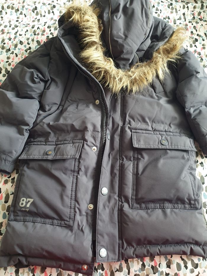 Manteau long doublé polaire 4 ans sergent major - photo numéro 2
