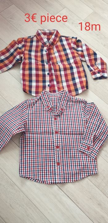 Chemises 18m