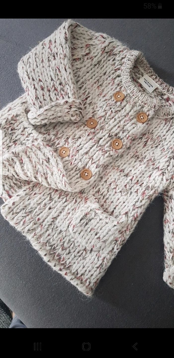Gilet irisé taille 9 mois