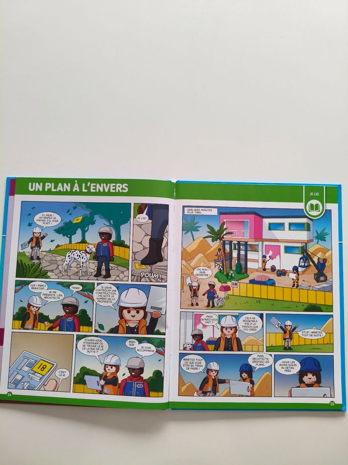 Bande dessinée Playmobil les métiers - les architectes - photo numéro 3