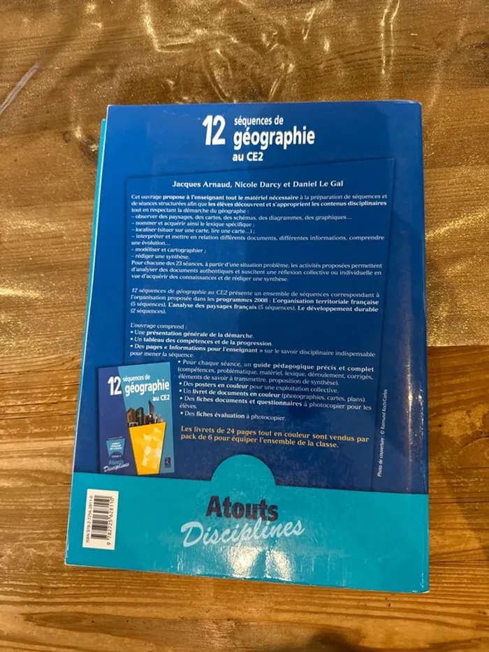 Lot de deux livres 12 et 15 séquences de géographie au CE2 - photo numéro 3