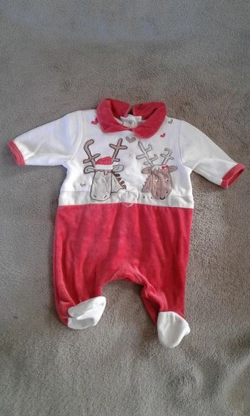 Pyjama Noël Kitchoun 1mois