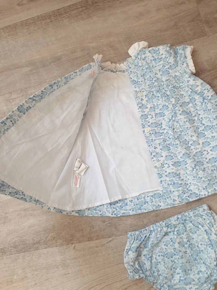 Ensemble robe et bloomer gocco 6/9m - photo numéro 3