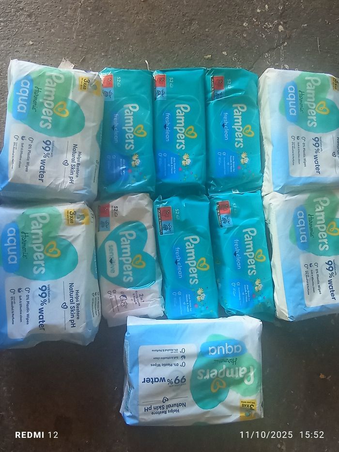21 paquet de lingettes