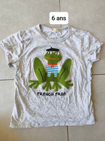 T-shirt manche courte french frog