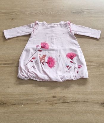 Robe ML Catimini 12 mois 🌸 🐱