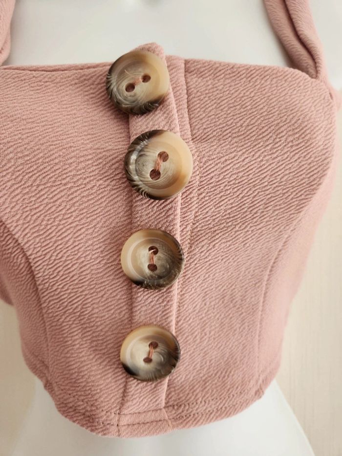 Lot 2 hauts courts rose et noir Boohoo 36 - photo numéro 11