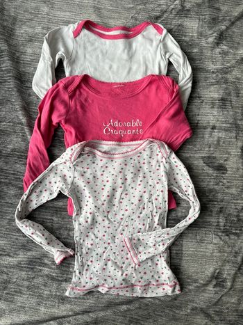 3 Maillots de corps manche longue