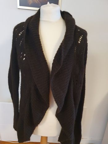 Gilet marron zara.