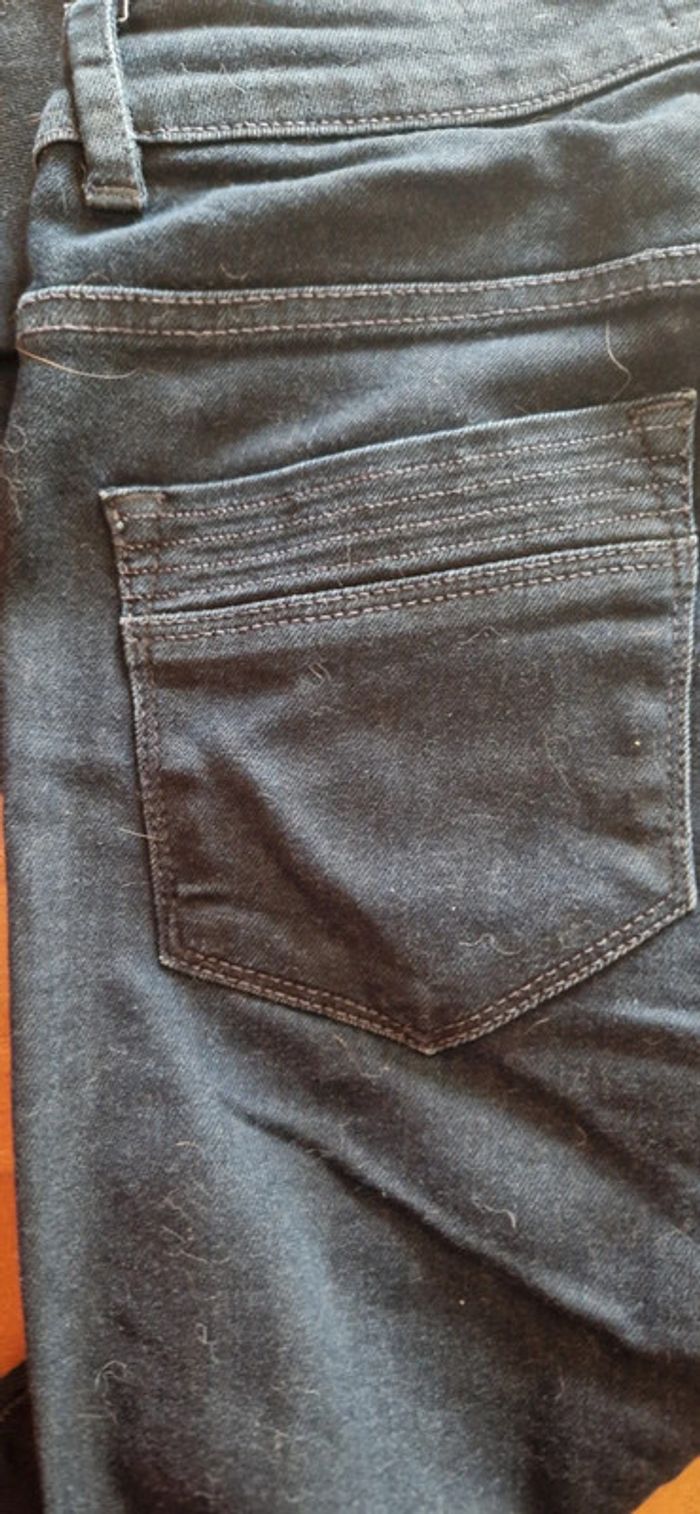 Jeans femme bleu foncé taille 29 - photo numéro 4