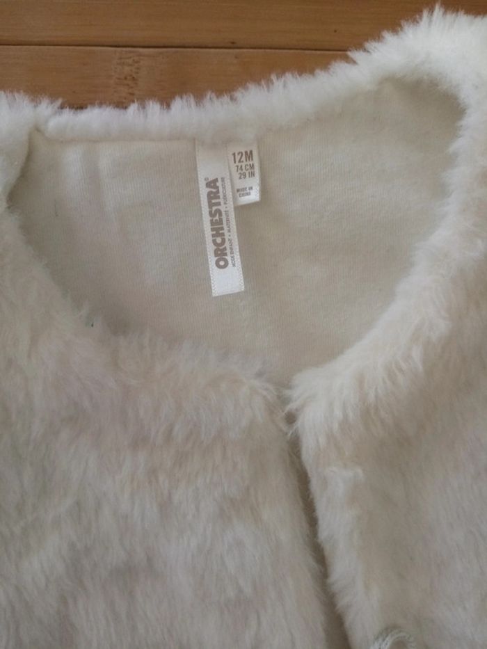 Bolero blanc orchestra 12mois - photo numéro 2