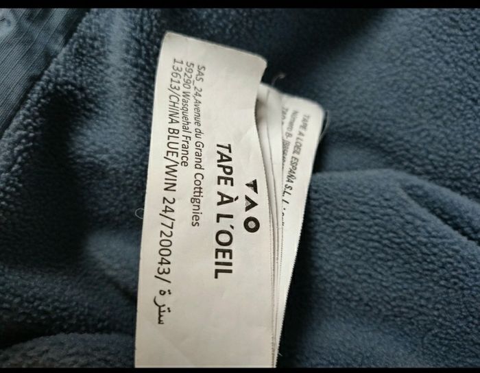 Doudoune chaude bleu ciel collection 2024 2025 - photo numéro 10