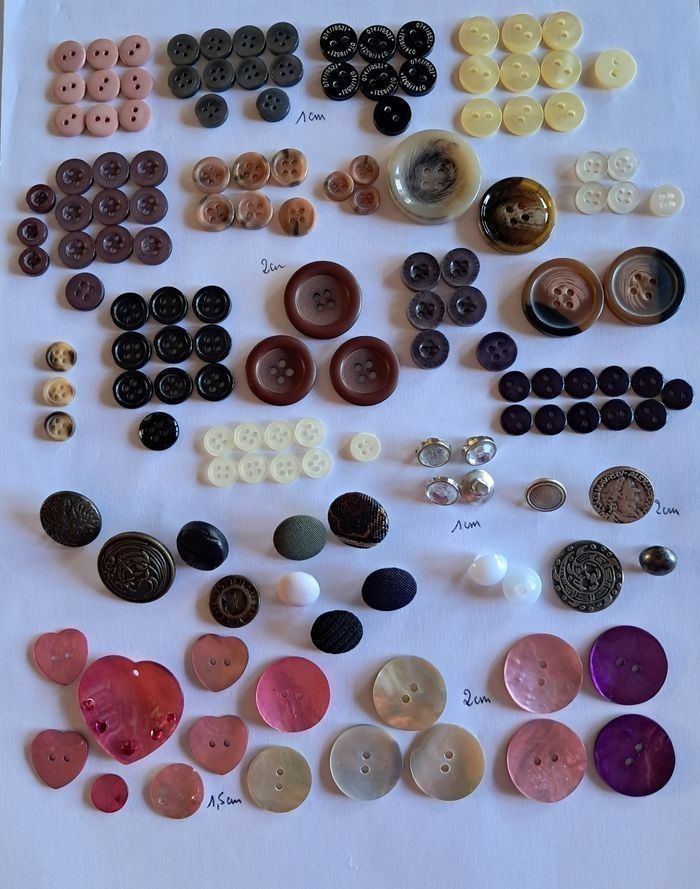 Lot de boutons de couture - photo numéro 5