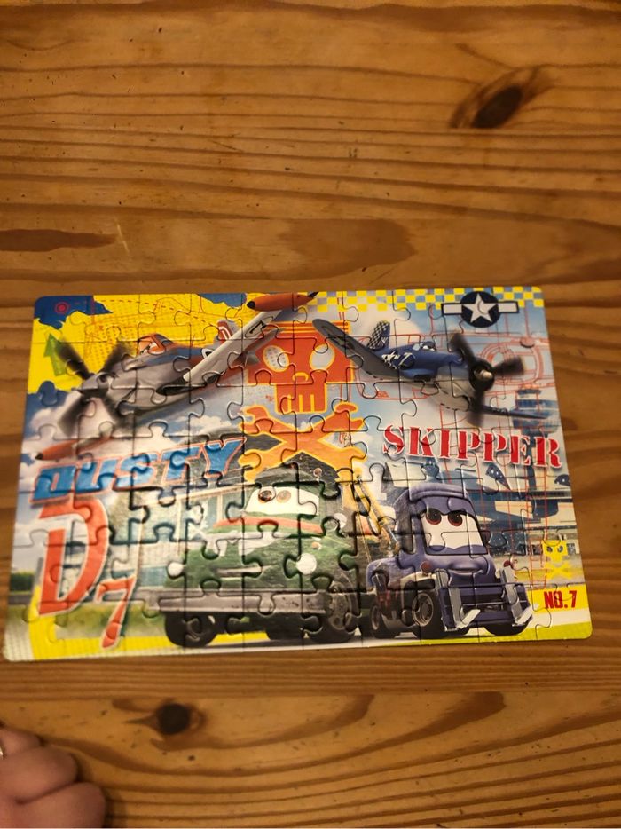 1 boîte de puzzle planes avec 4 puzzles - photo numéro 6