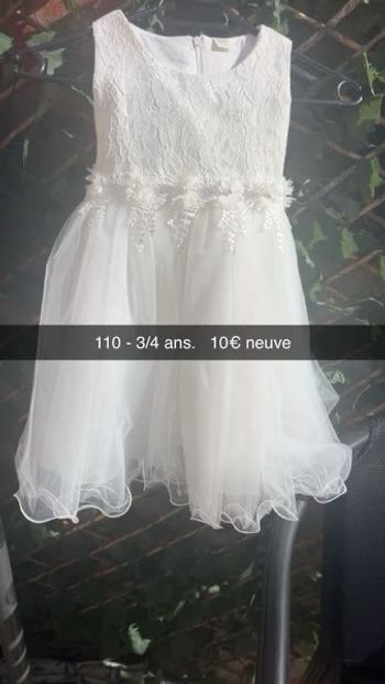 Robe de baptême ou mariage fille