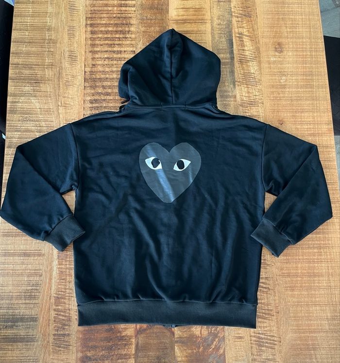 Zip comme des garçons noir - photo numéro 2