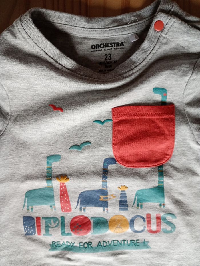 T-shirt manche longue bébé - photo numéro 2