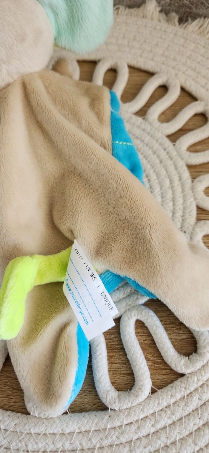 Doudou Lange Éléphant Sucre d'orge - photo numéro 8