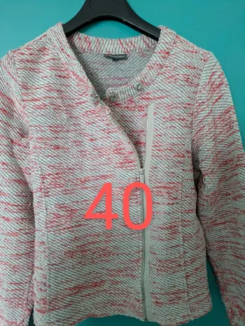 Veste gilet maille 40