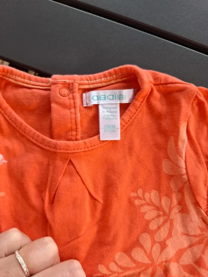 Tee shirt orange - photo numéro 2