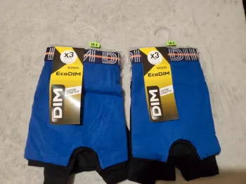 Lot de 6 boxer Dim taille 10 ans