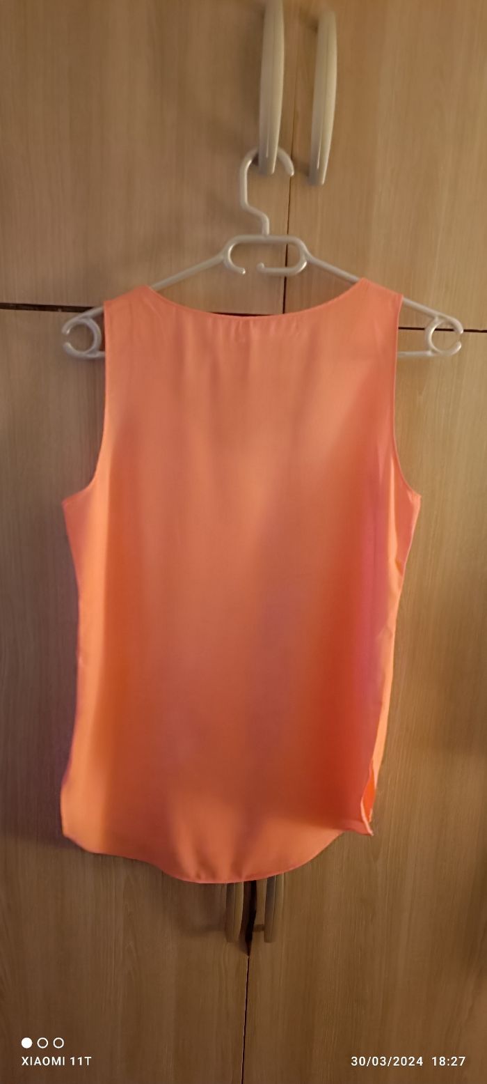 Débardeur femme taille m corail - photo numéro 3