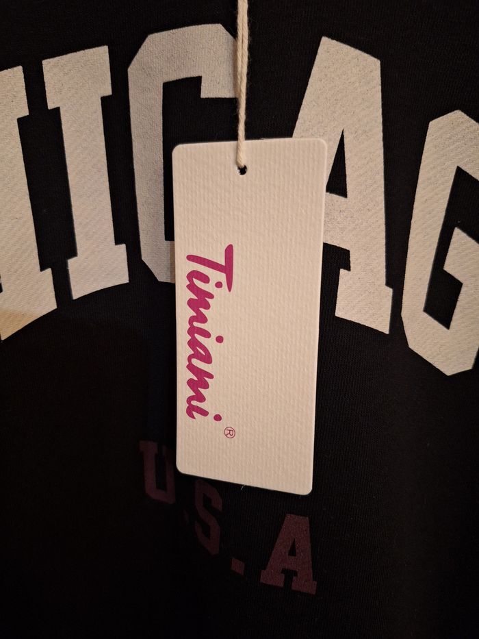 Sweat tiniami made in italy taille 44 oversize - photo numéro 2