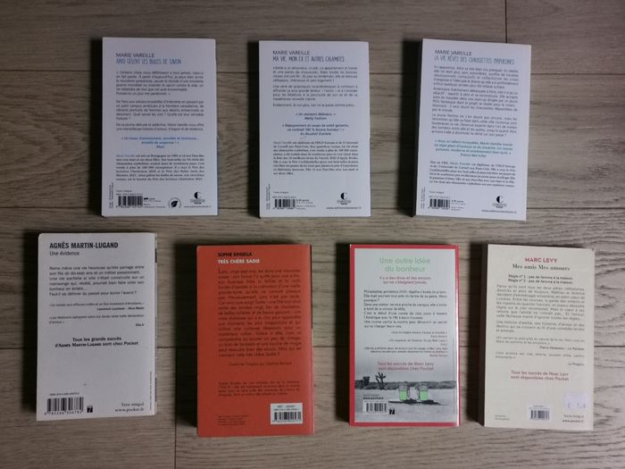 7 romans dont 3 de Marie Vareille et 2 de Marc Levy - photo numéro 2