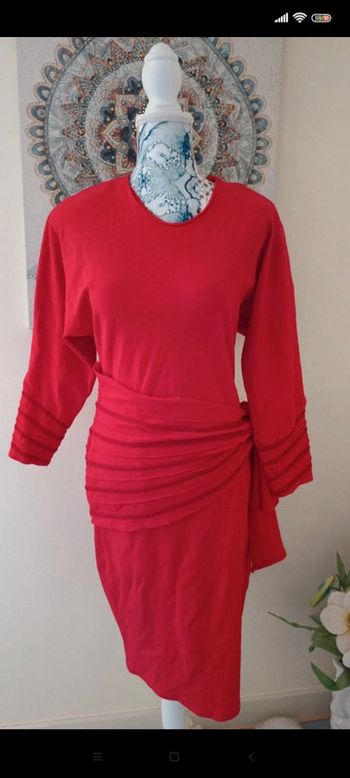 Robe habillée classe manches longues taille 40
