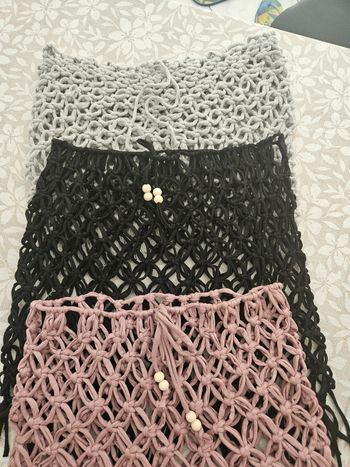 Jupe macramé