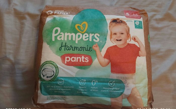Couches Pampers Harmonie pants taille 5