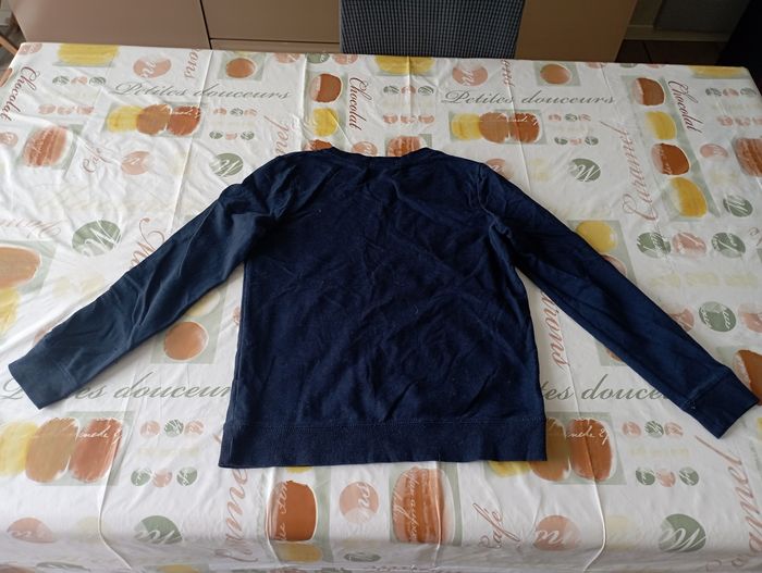 Pull marine manches longues 12 ans tissaia 2€ - photo numéro 4