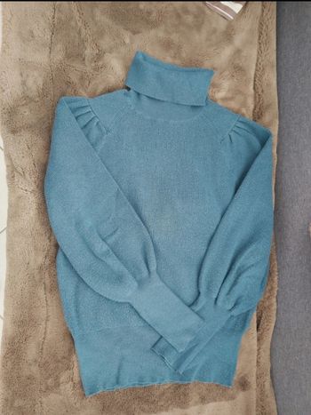 Pull col roulé