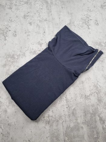 Sweat col zippé Tommy Hilfiger bleu marine – Taille L Femme (mesures en photos)