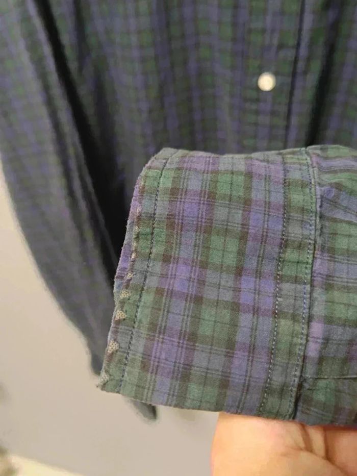 Chemise Ralph Lauren Vichy Vert & Violet - Vintage Y2K - photo numéro 6