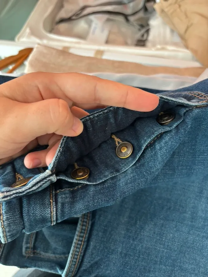 Jean bleu foncé slim fit Devred taille 44 - photo numéro 9
