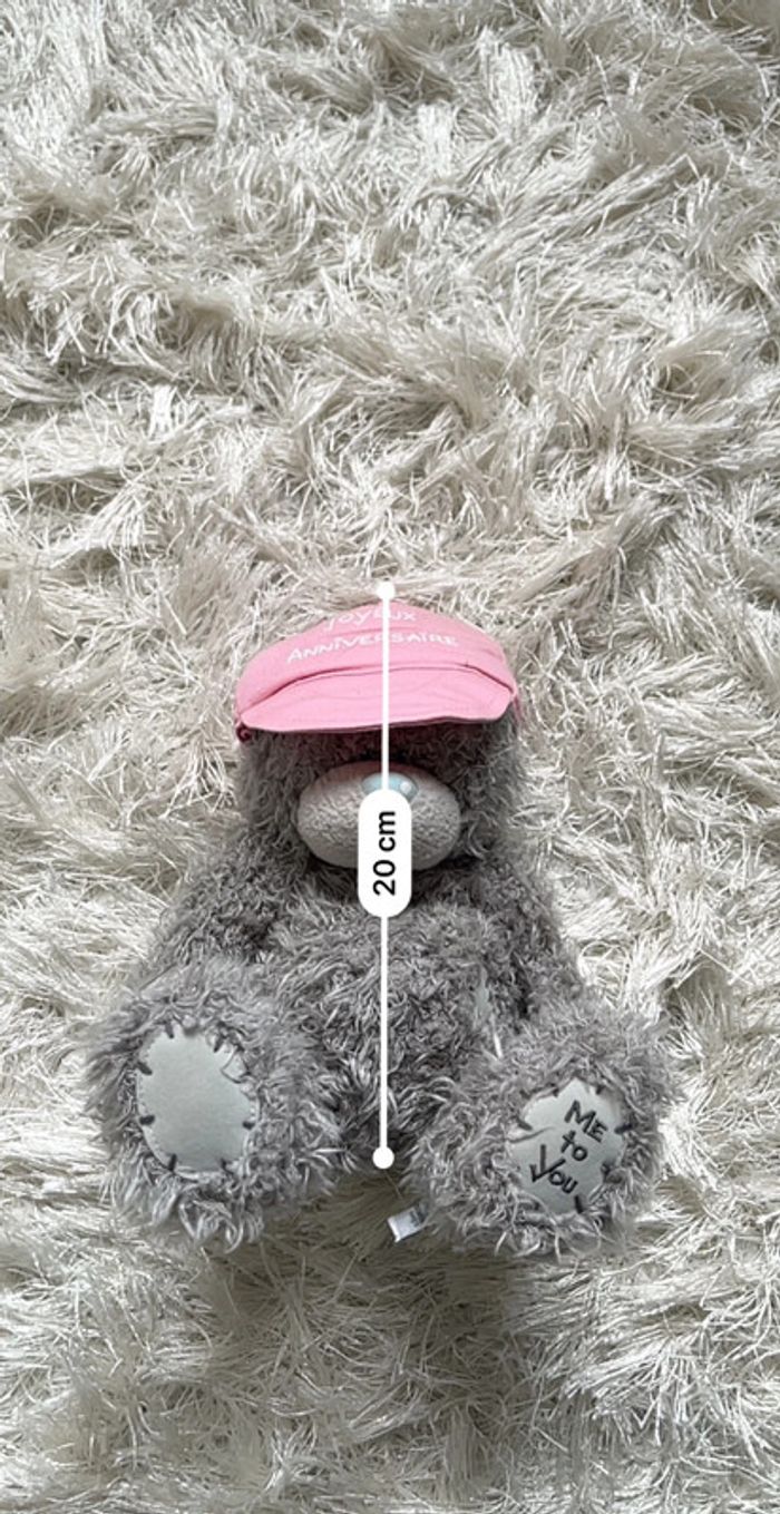 Peluche Me to you Joyeux anniversaire 20cm - photo numéro 2